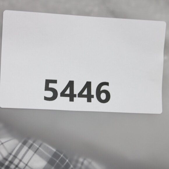 A/X Armani Exchange Shirt Mens Lage Gray/White 100% Cotton Short Sleeve Button - Picture 13 of 13